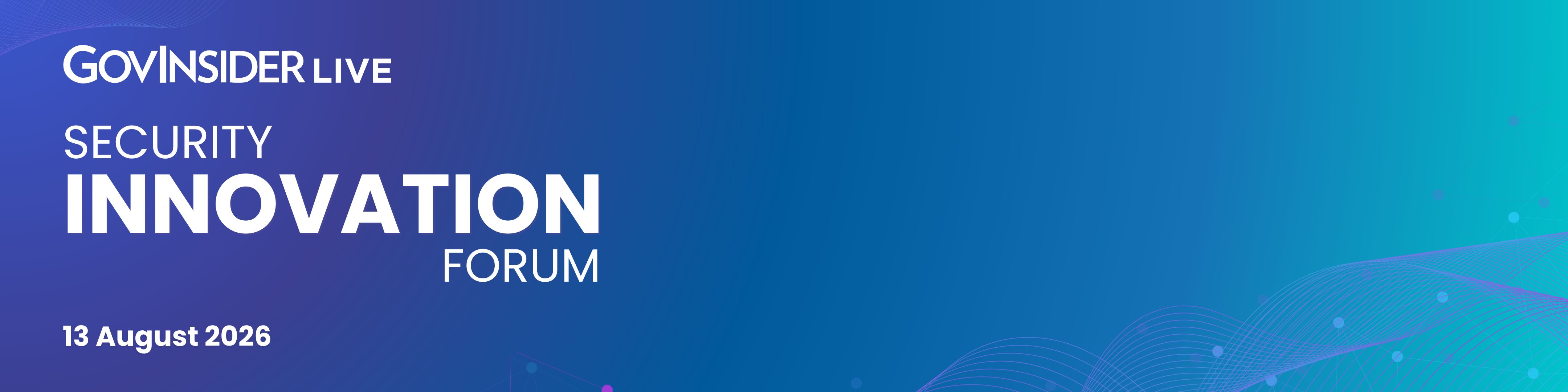 event banner for Security Innovation Forum